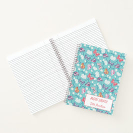 Cuaderno Floral escolar moderna