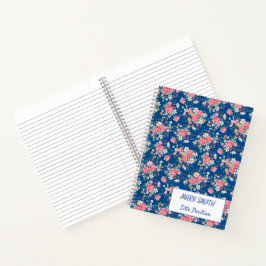 Cuaderno Floral escolar moderna