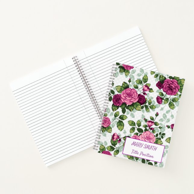 Cuaderno Floral escolar moderna (Interior)