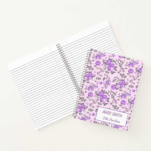 Cuaderno Floral escolar moderna (Interior)
