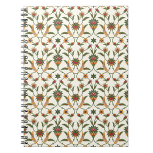 Cuaderno Floral Étnica: Elegante y Seamless Ornament.