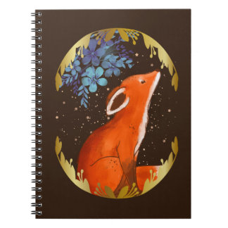 Cuaderno Floral Fox
