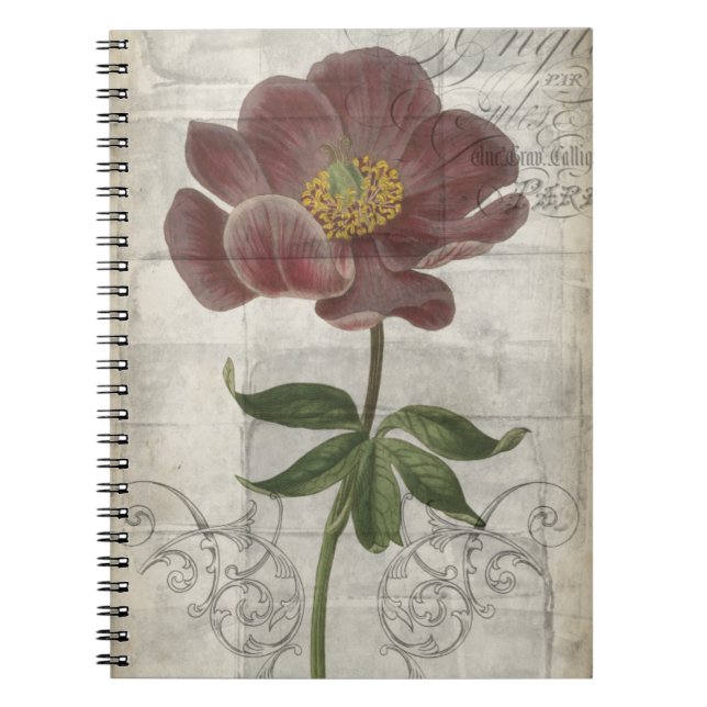 Cuaderno Floral francesa I (Frente)