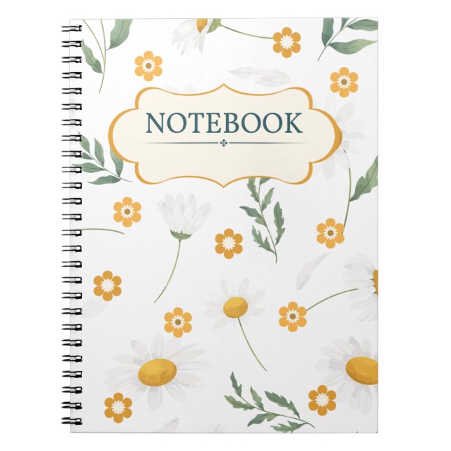Cuaderno Floral Girly NoteBook (Frente)