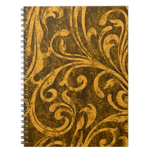 Cuaderno Floral gris, textura transparente de alta resoluci