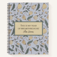 Floral ilustrada de color amarillo y verde vintage