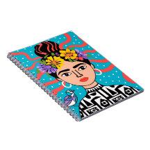 Cuaderno Floral Inspirado en Frida - Folclore Mexi