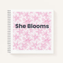 Cuaderno Floral Inspirador She Blooms