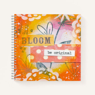 Cuaderno Floral inspiradora