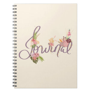 Cuaderno Floral Inspiration Journal con brillantes floracio