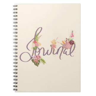 Cuaderno Floral Inspiration Journal con brillantes floracio