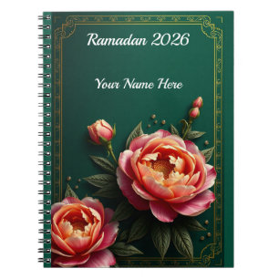 Cuaderno Floral Islámico Oscuro y Malhumorado
