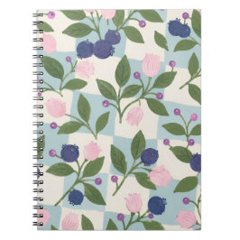 Cuaderno floral Jardín de Arándanos 