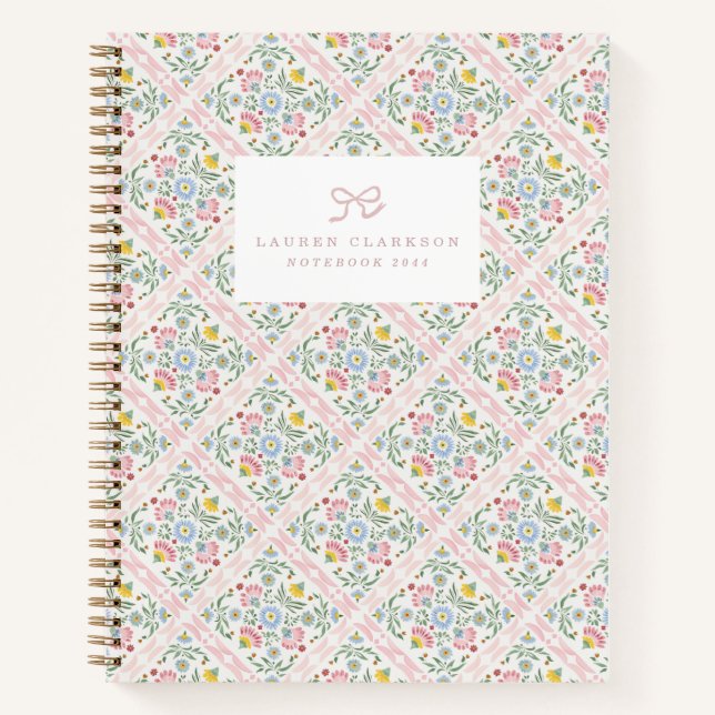 Cuaderno Floral Jardín Popular (Anverso)