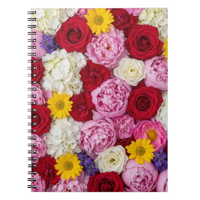 Cuaderno Floral Lujosa Floración de Verano (Frente)