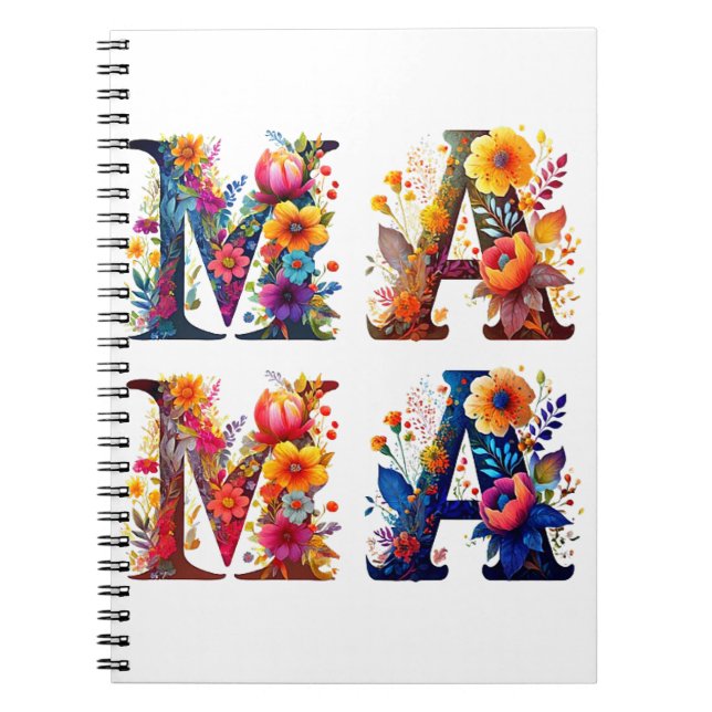 Cuaderno Floral MAMA (Frente)