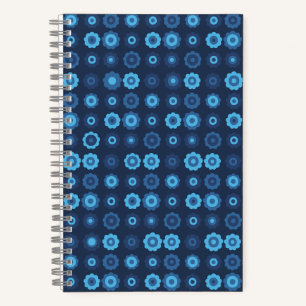 Cuaderno Floral marina profunda en audaces tonterías de la 