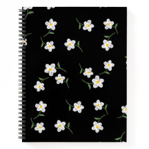 Cuaderno Floral Midnight Daisy | Botánica Dibujada