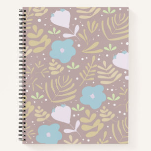 Cuaderno Floral minimalista