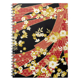 Cuaderno Floral Mix Kimono Pattern