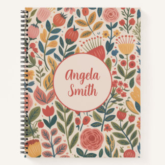 Cuaderno Floral Modern Blush