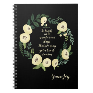 Cuaderno floral moderno