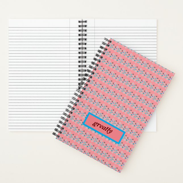 Cuaderno Floral Moderno Rústico  (Interior)