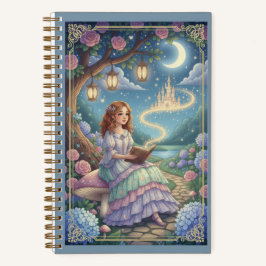 Cuaderno Floral Mushroom & Glowing Storybook Castle Journal
