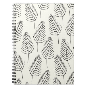 Cuaderno Floral natural: Resumen de la cosecha blanca