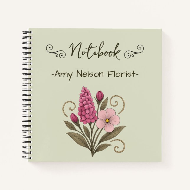 Cuaderno Floral Notes & Daily Planning-florist (Anverso)