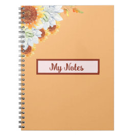 Cuaderno Floral Otoño Inspira Escuela