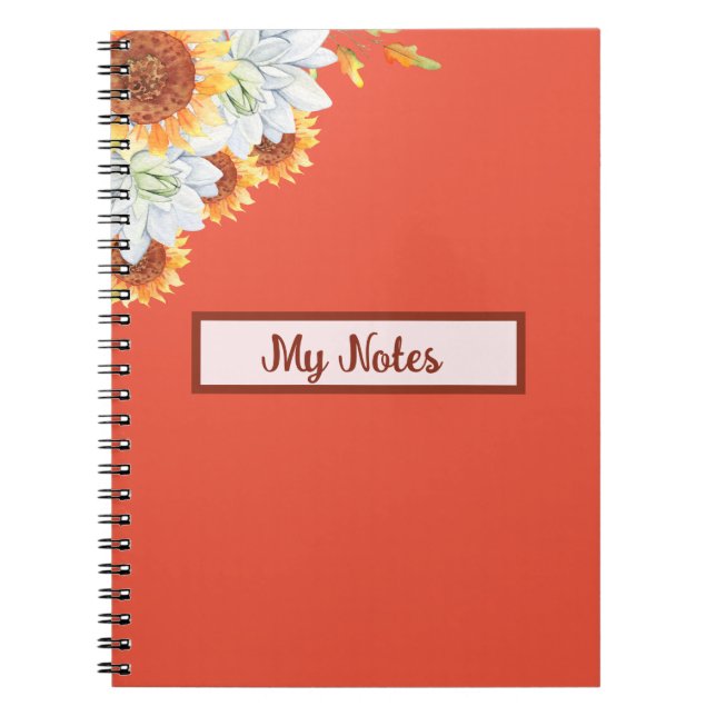 Cuaderno Floral Otoño Inspira Escuela (Frente)