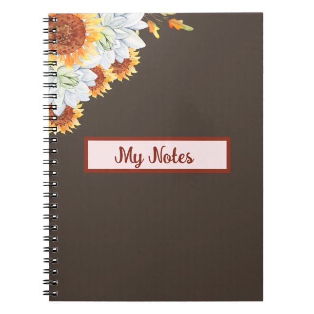 Cuaderno Floral Otoño Inspira Escuela (Frente)