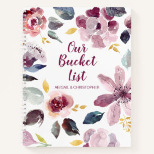 Cuaderno Floral Our Bucket List Keepsake Journal