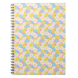 Cuaderno Floral pastel