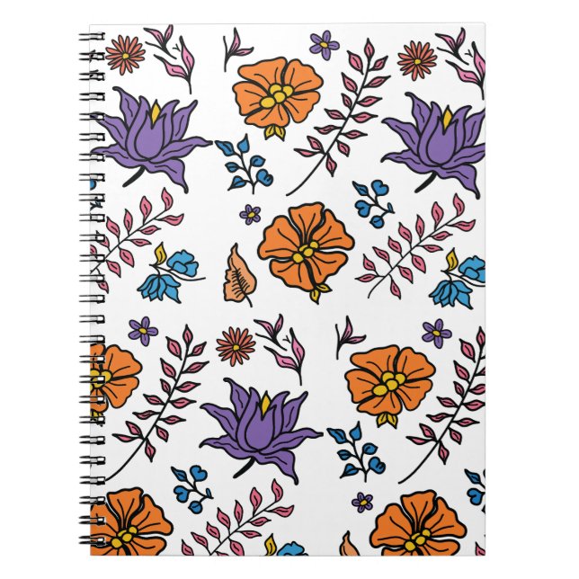 Cuaderno Floral Pattern Notebook (Frente)