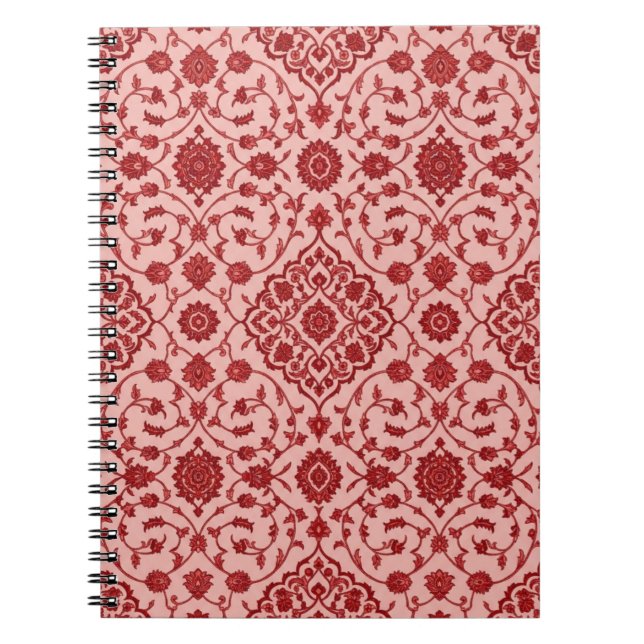Cuaderno Floral Persa Rosa (Frente)