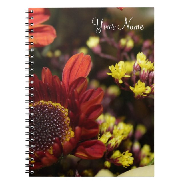 Cuaderno Floral personalizada (Frente)