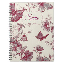 Cuaderno Floral Personalizado – Nombre Personaliza