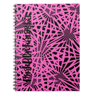 Cuaderno floral pinkblackanista