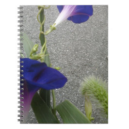 Cuaderno Floral púrpura