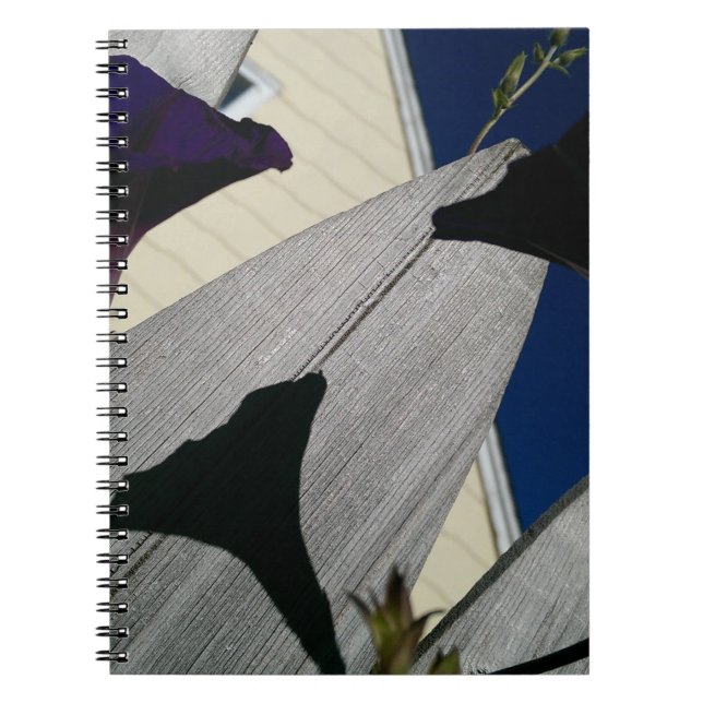 Cuaderno Floral púrpura (Frente)