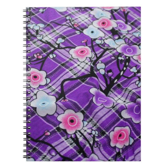 Cuaderno Floral Púrpura (Frente)