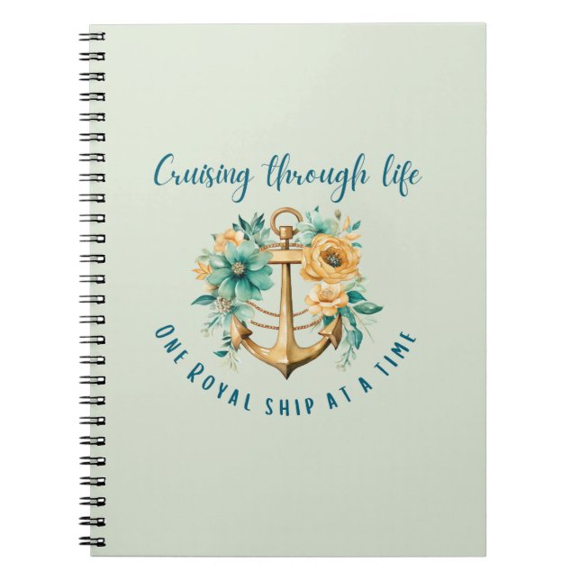 Cuaderno Floral real de crucero (Frente)