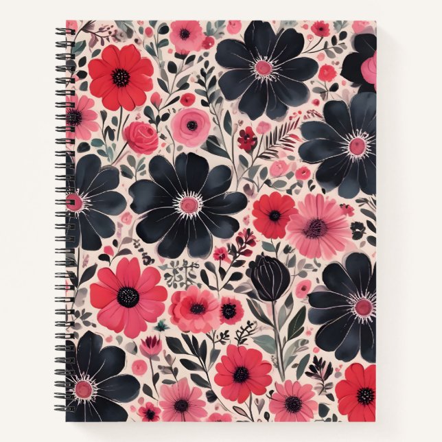Cuaderno Floral Rebellion (Anverso)