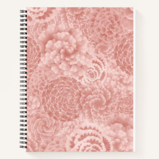 Cuaderno Floral Rosa