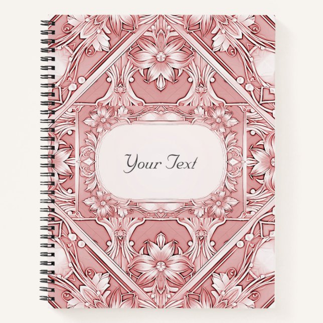 Cuaderno Floral Rosa (Anverso)