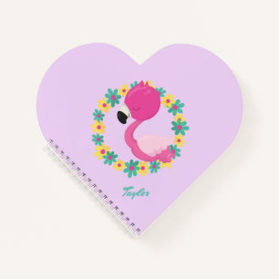 Cuaderno Floral rosa azul y amarillo