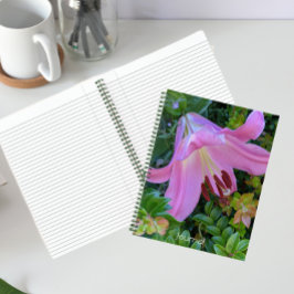 Cuaderno Floral rosa Lily Bloom