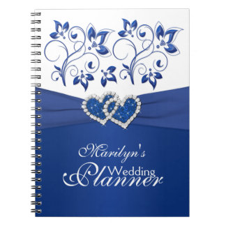 Cuaderno floral Royal Blue and White